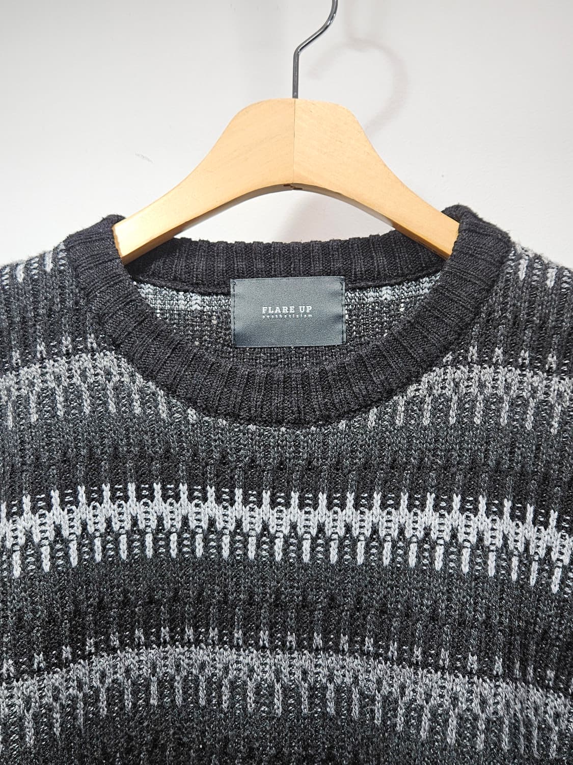 플레어업(FlareUp) 차콜믹스 니트 L 상품이미지2