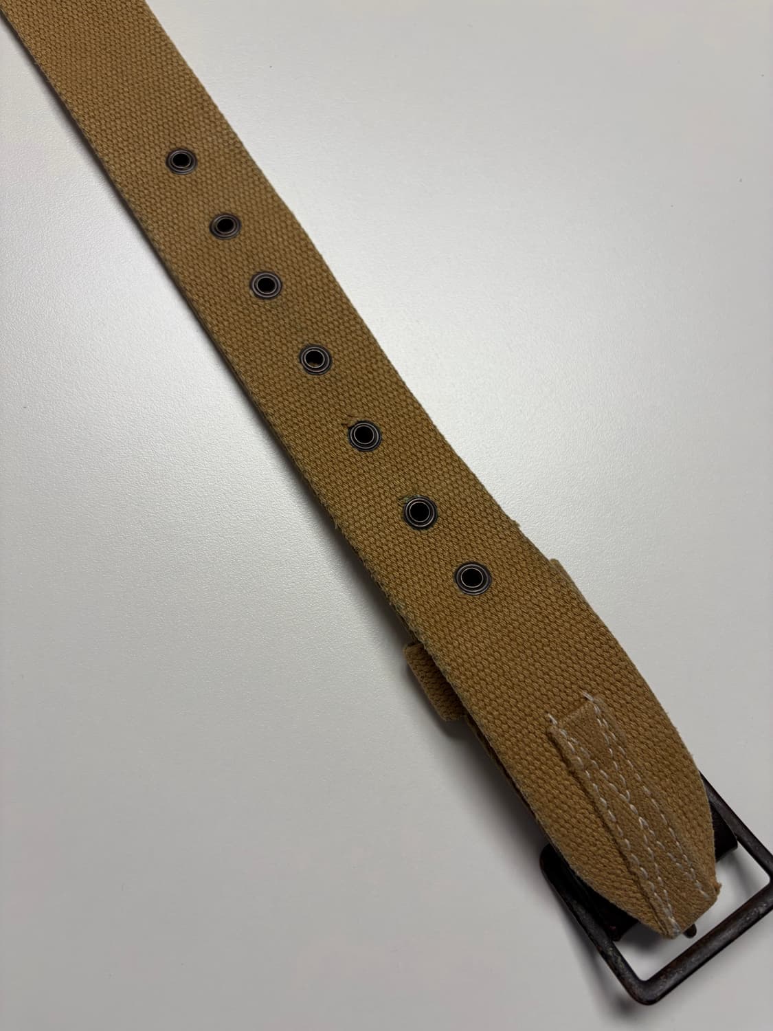 더블알엘(RRL) 서플러스 웨빙 천 벨트 (카키 / 32) 상품이미지8