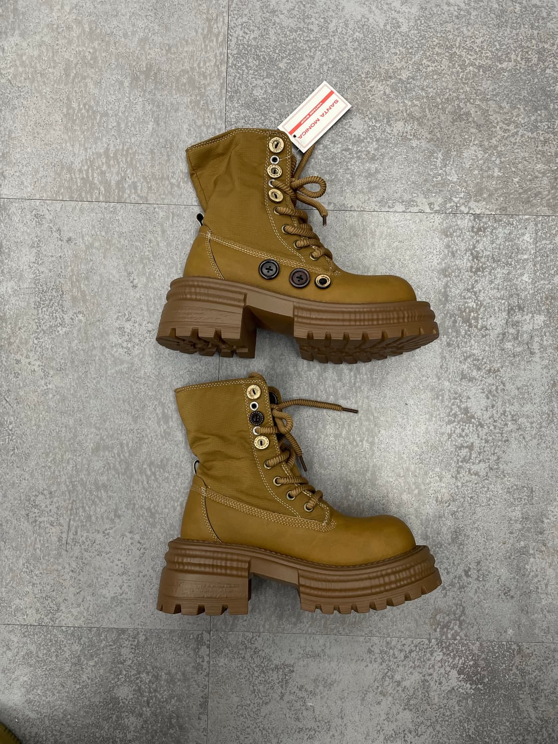 빈티지 하이탑 단추 통굽부츠 H1583 상품이미지2