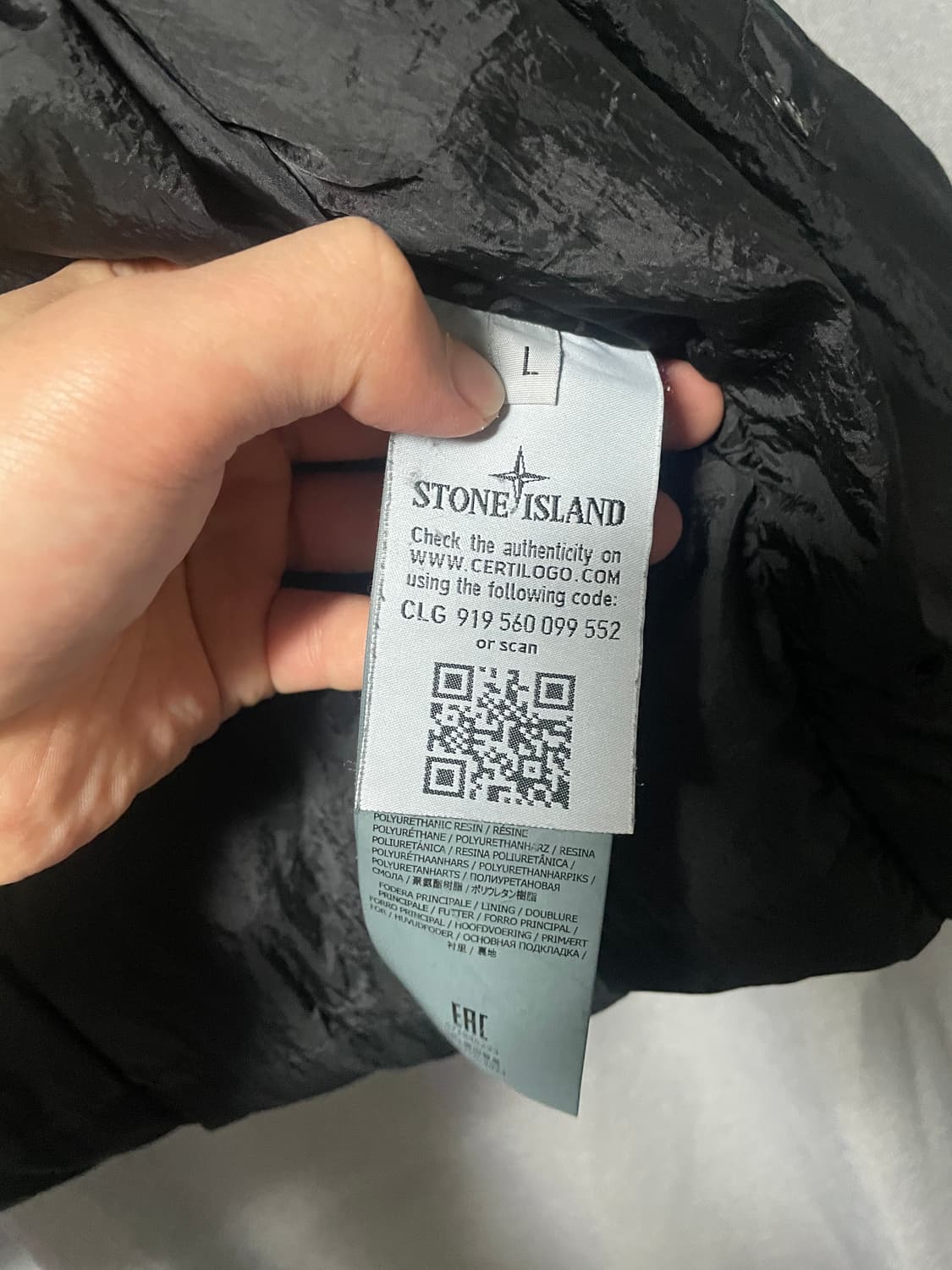 스톤아일랜드 크링클랩스 다운 패딩 상품이미지7