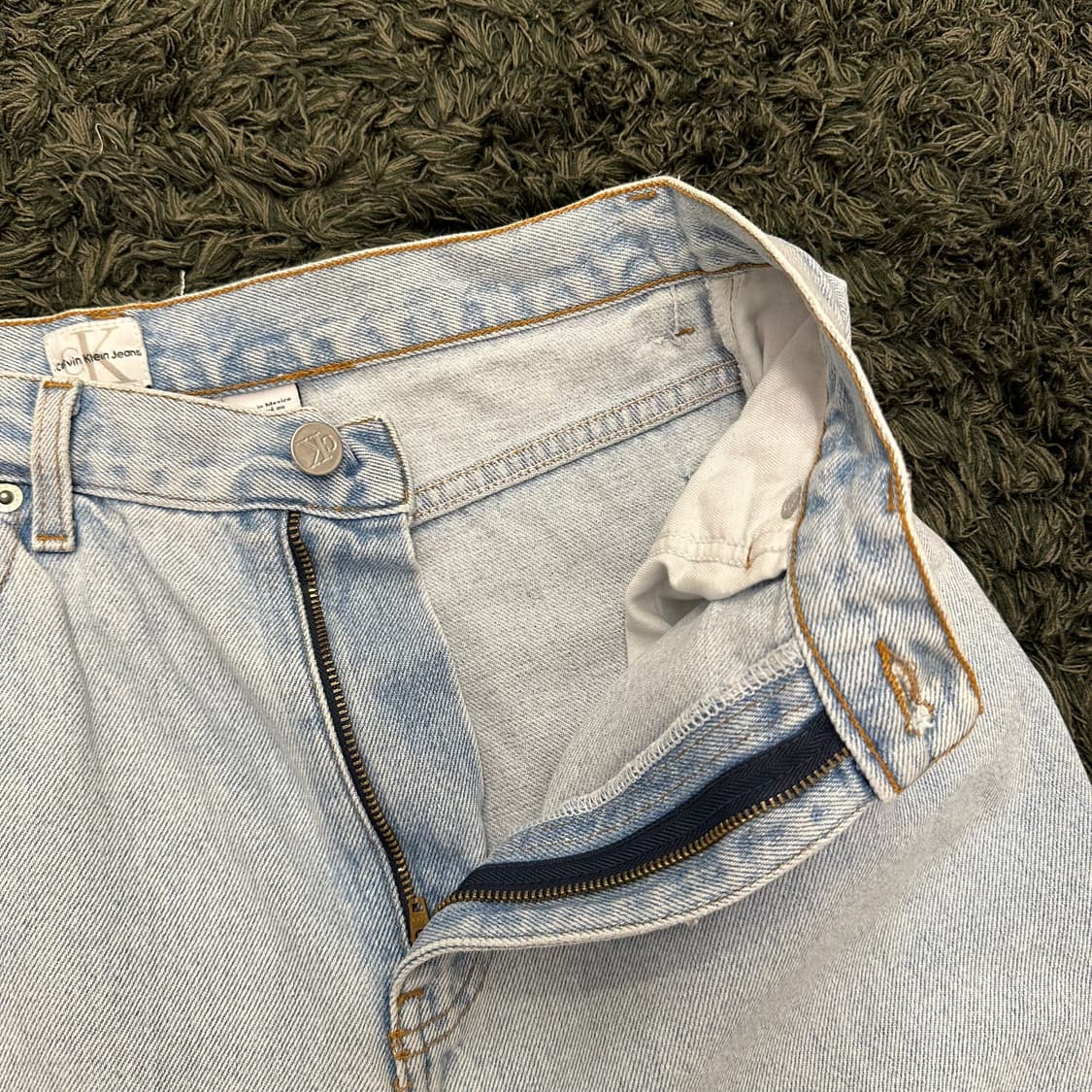 (30inch) 90s 캘빈클라인 데님 쇼츠 청 반바지 상품이미지9