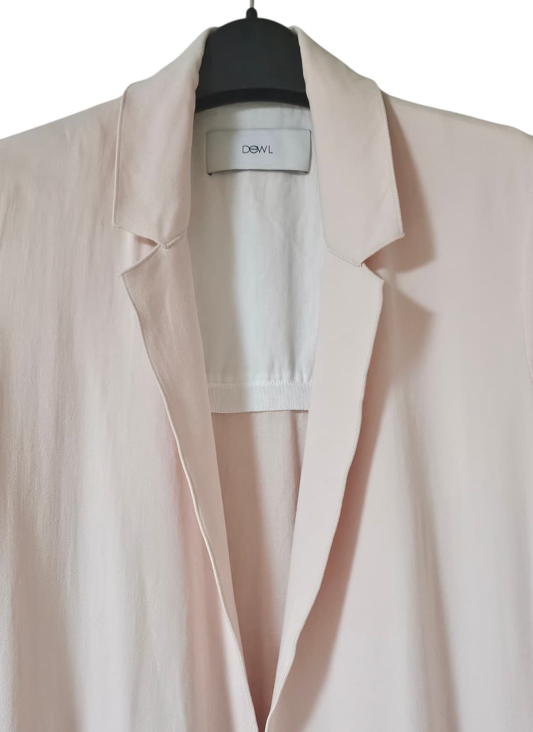 🌸봄코트 | 듀엘 베이비핑크 벨트 트렌치 55 | 화사핏 상품이미지3