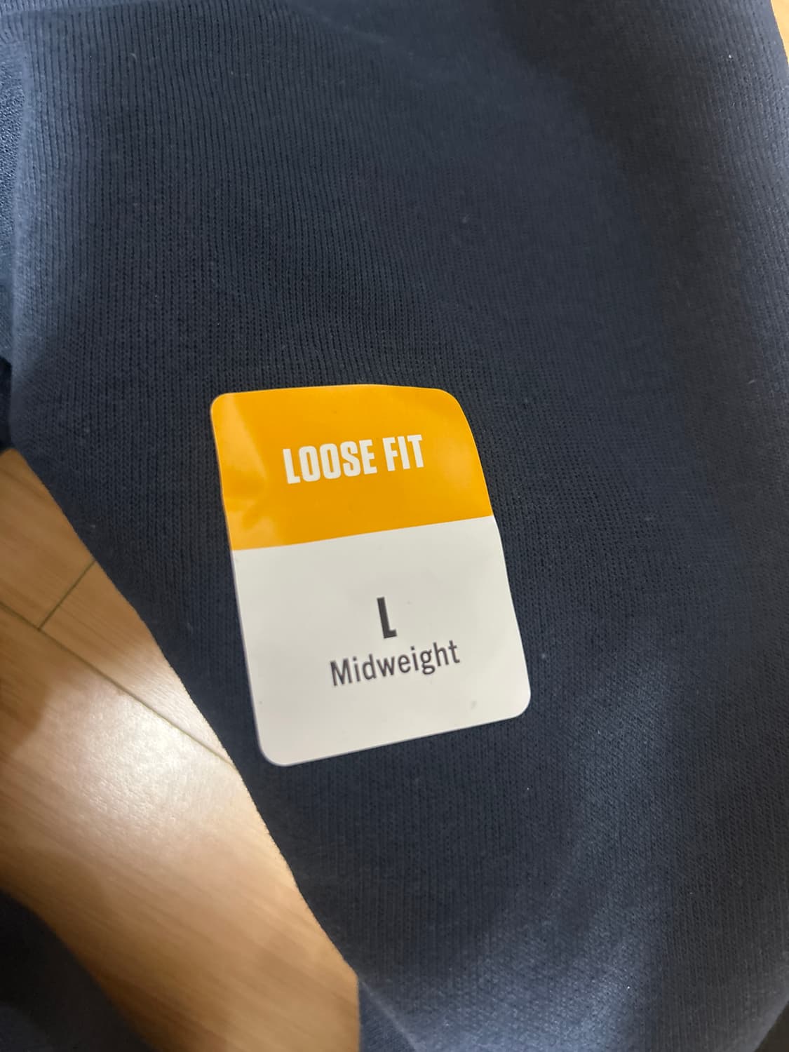 칼하트 루즈핏 미드웨이트 레귤러 후드 뉴 네이비 상품이미지4