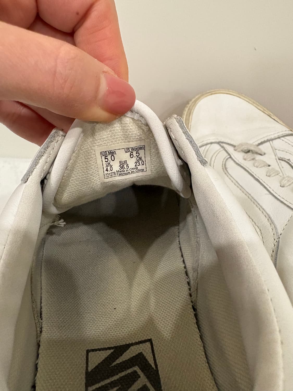 vans leather sneakers 상품이미지6