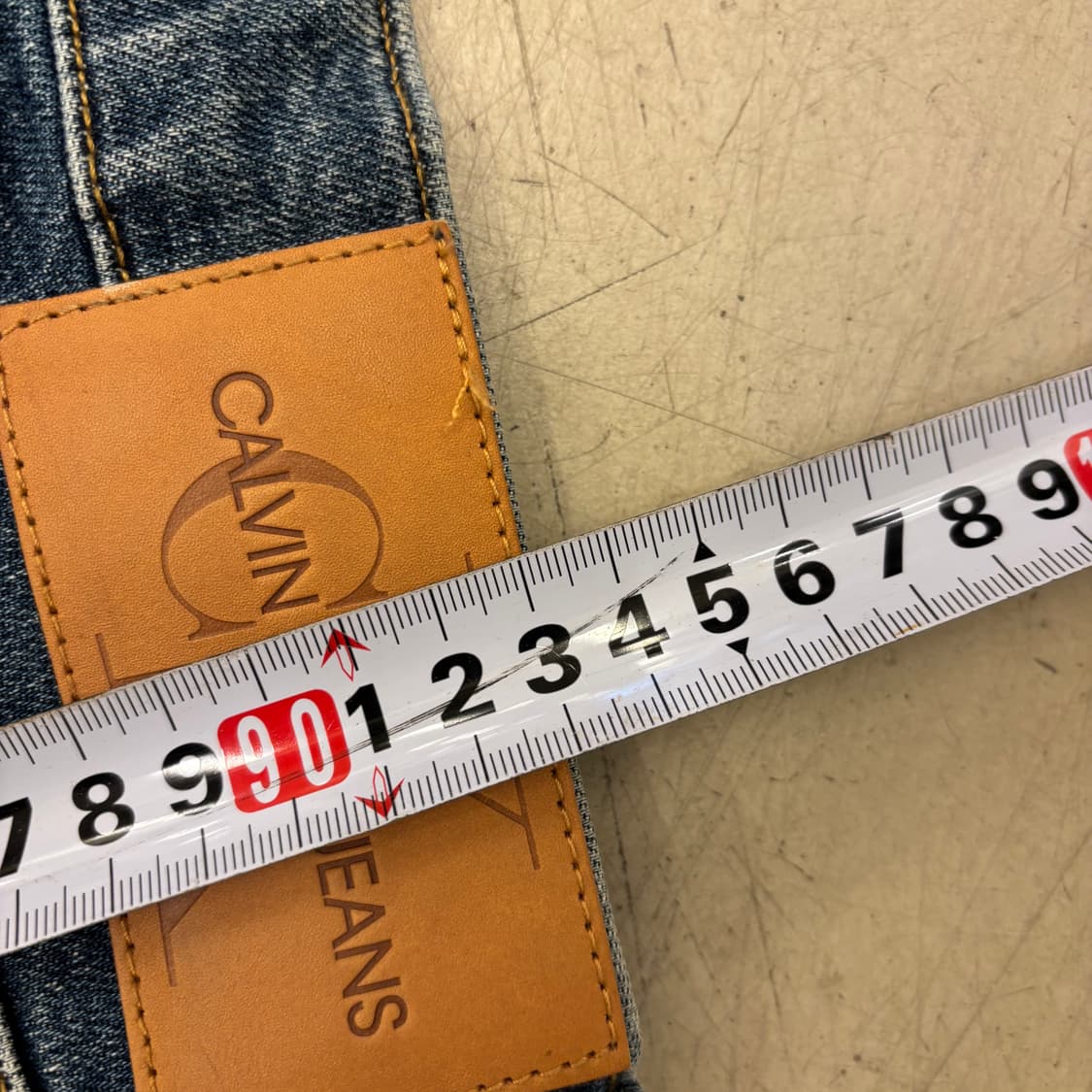 캘빈클라인 스트레이트 핏 데님 팬츠 상품이미지5