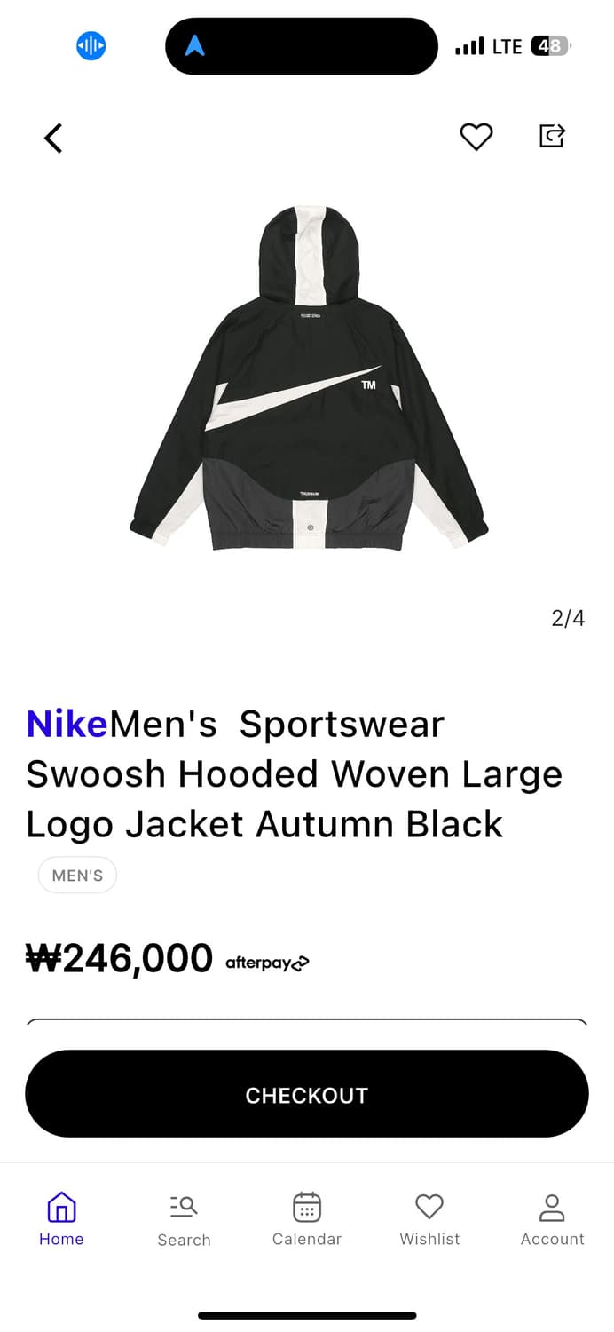 Nike Windrunner Trademark 빅 Swoosh 자켓 상품이미지3