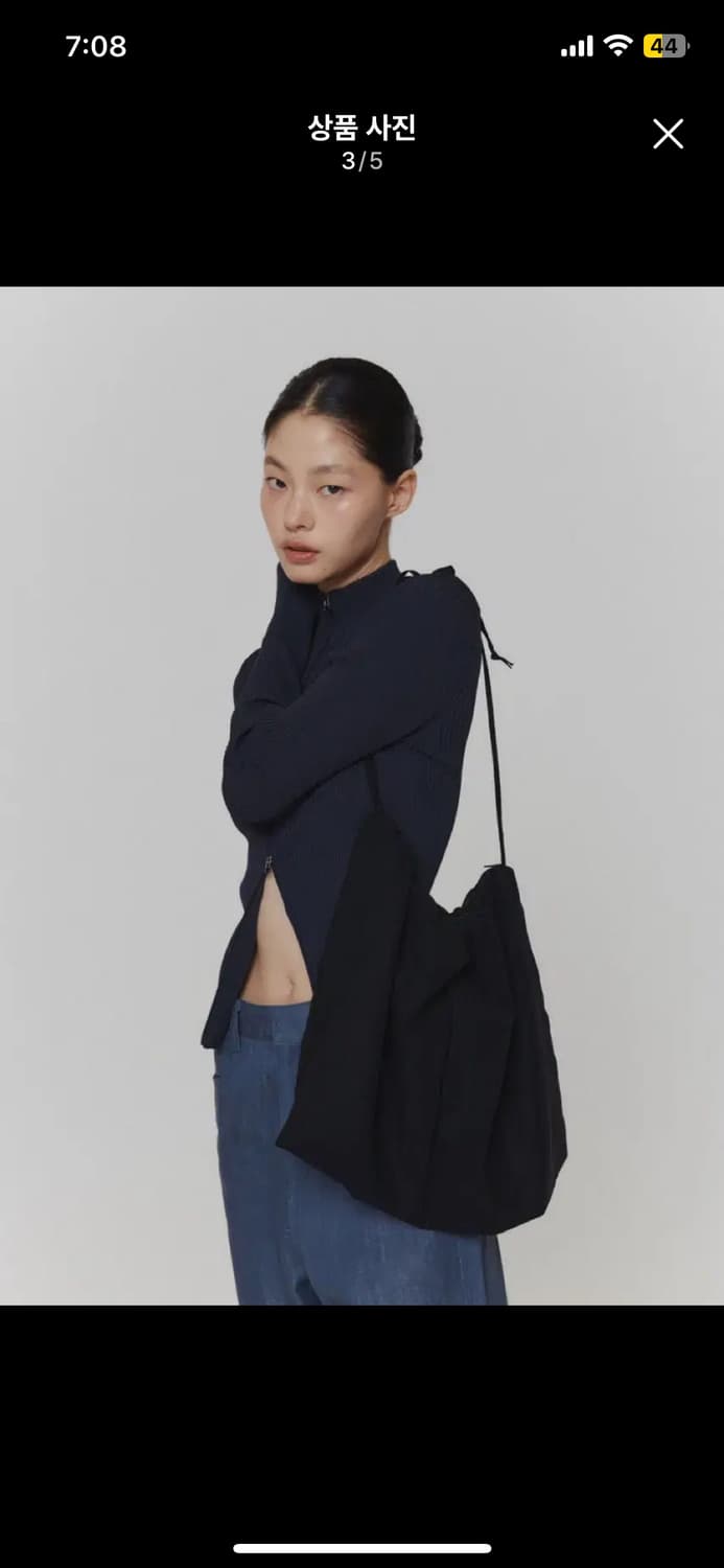 아모멘토 빅셔링백 검정 상품이미지2