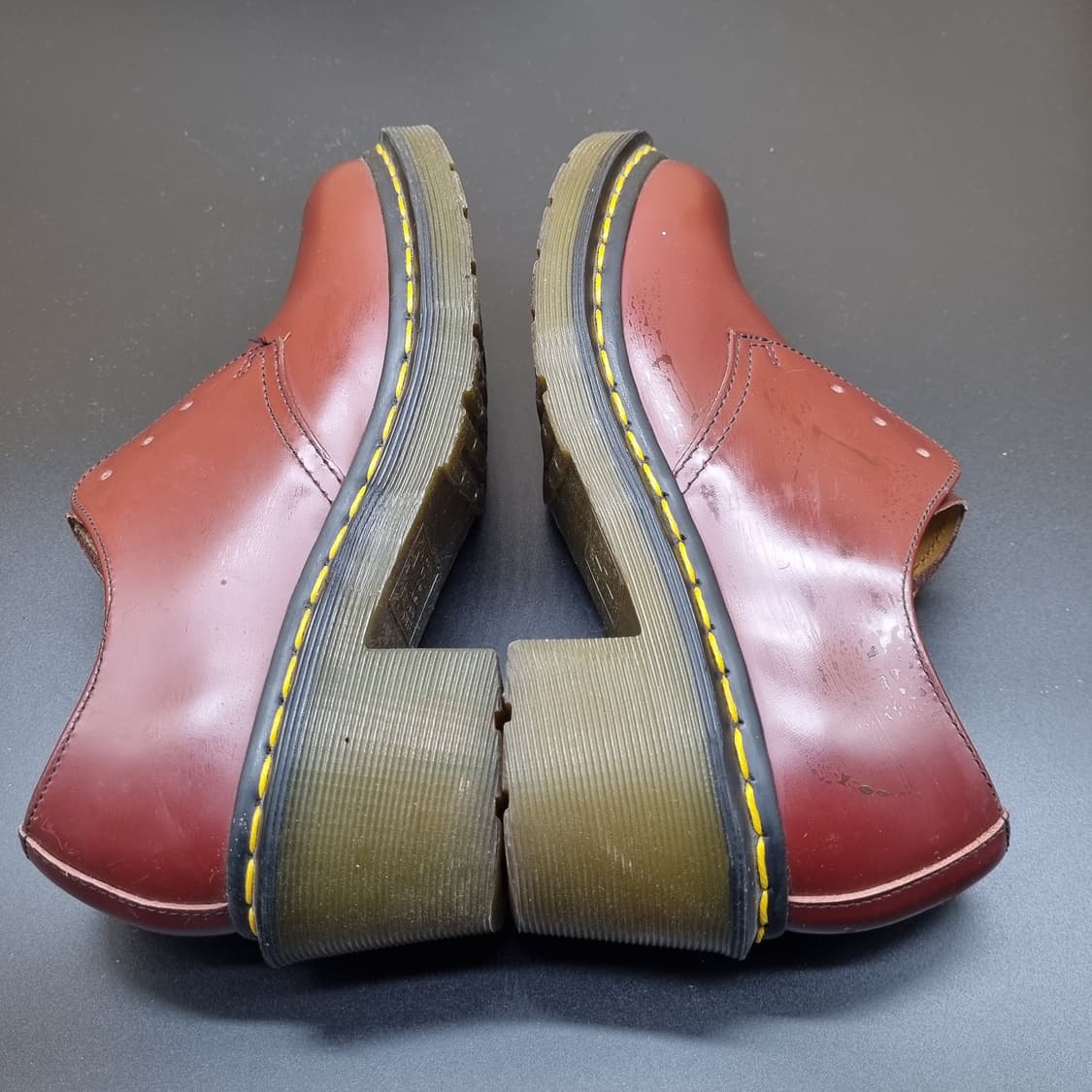 닥터마틴 3홀 버건디 로퍼36 220 굽6.5 상품이미지5