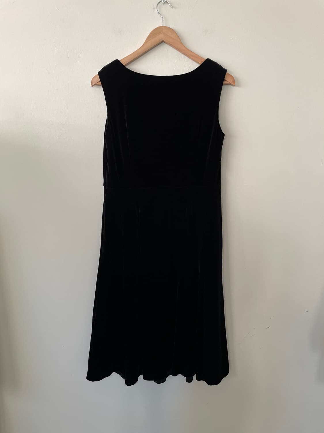 vintage black squre neck flare dress 상품이미지5