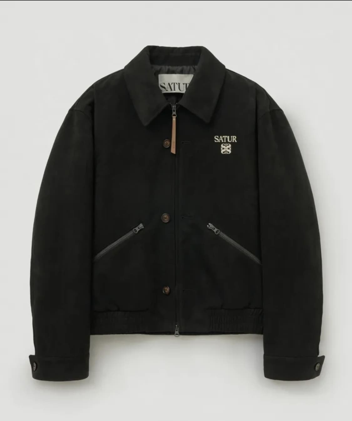 세터 테오 폭스 스웨이드 숏 자켓 파이럿 블랙 XL 상품이미지1