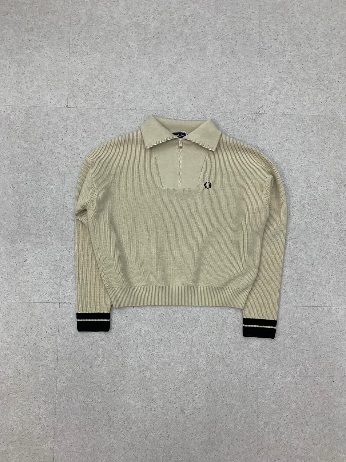 Fredperry 프레드페리 하프집업 울니트 상품이미지1