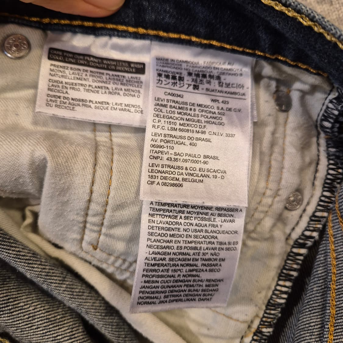 32~33인치 리바이스 513 청바지  상품이미지4