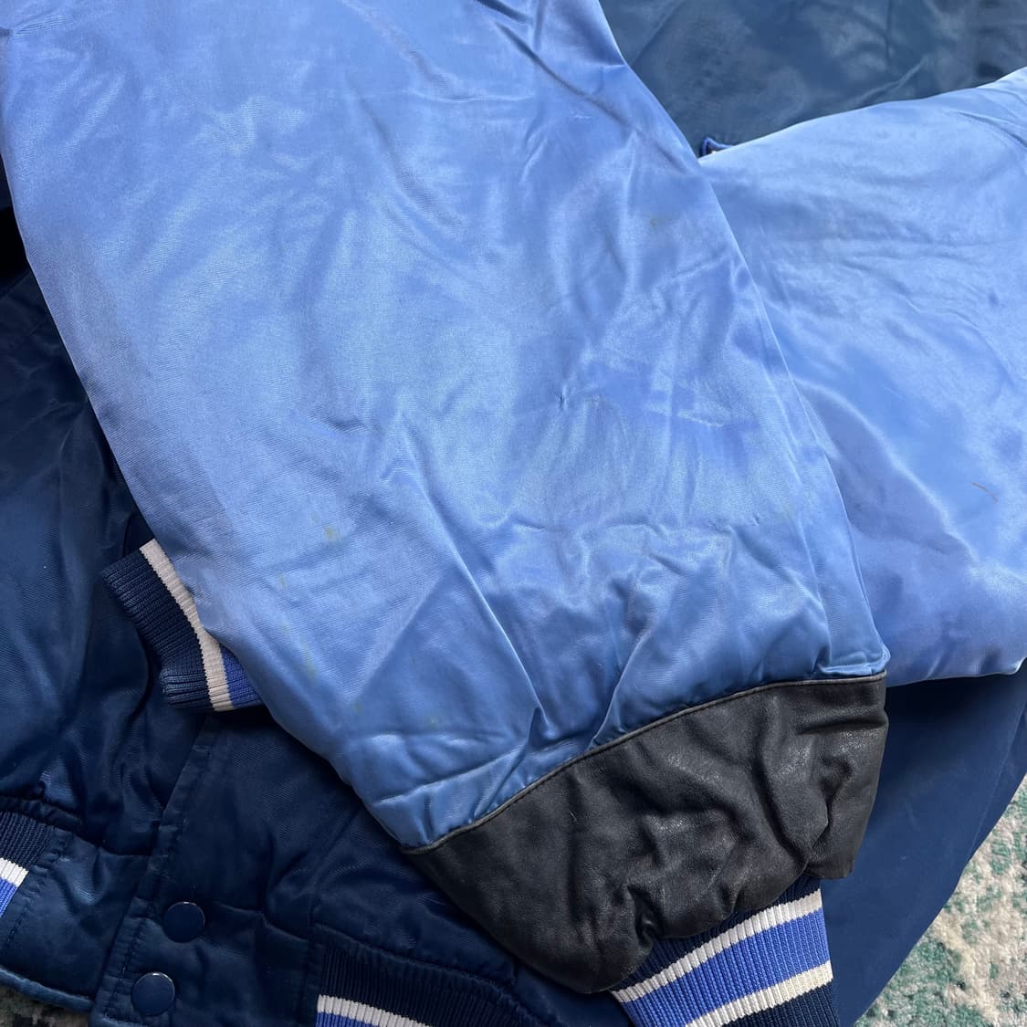 90s 스타터 MLB 에인절스 베이스볼 봄버 바시티 자켓 상품이미지2