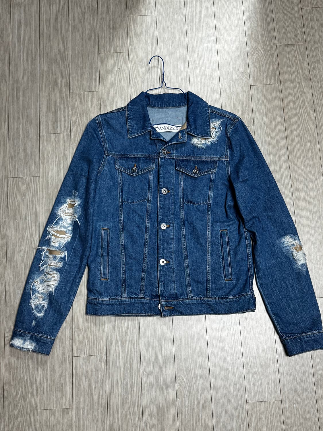 JW Anderson 디스트레스드 데님자켓 s 상품이미지1