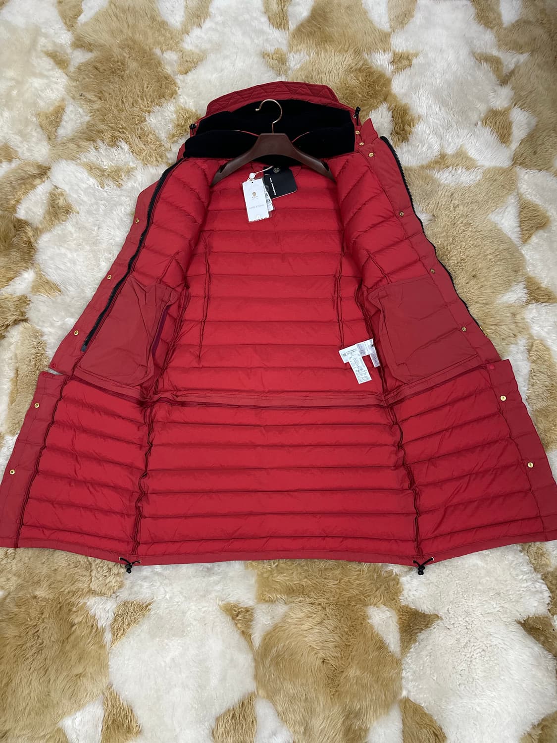 (L)마크앤로나 21FW 구스다운 2way 롱패딩 새상품 상품이미지7