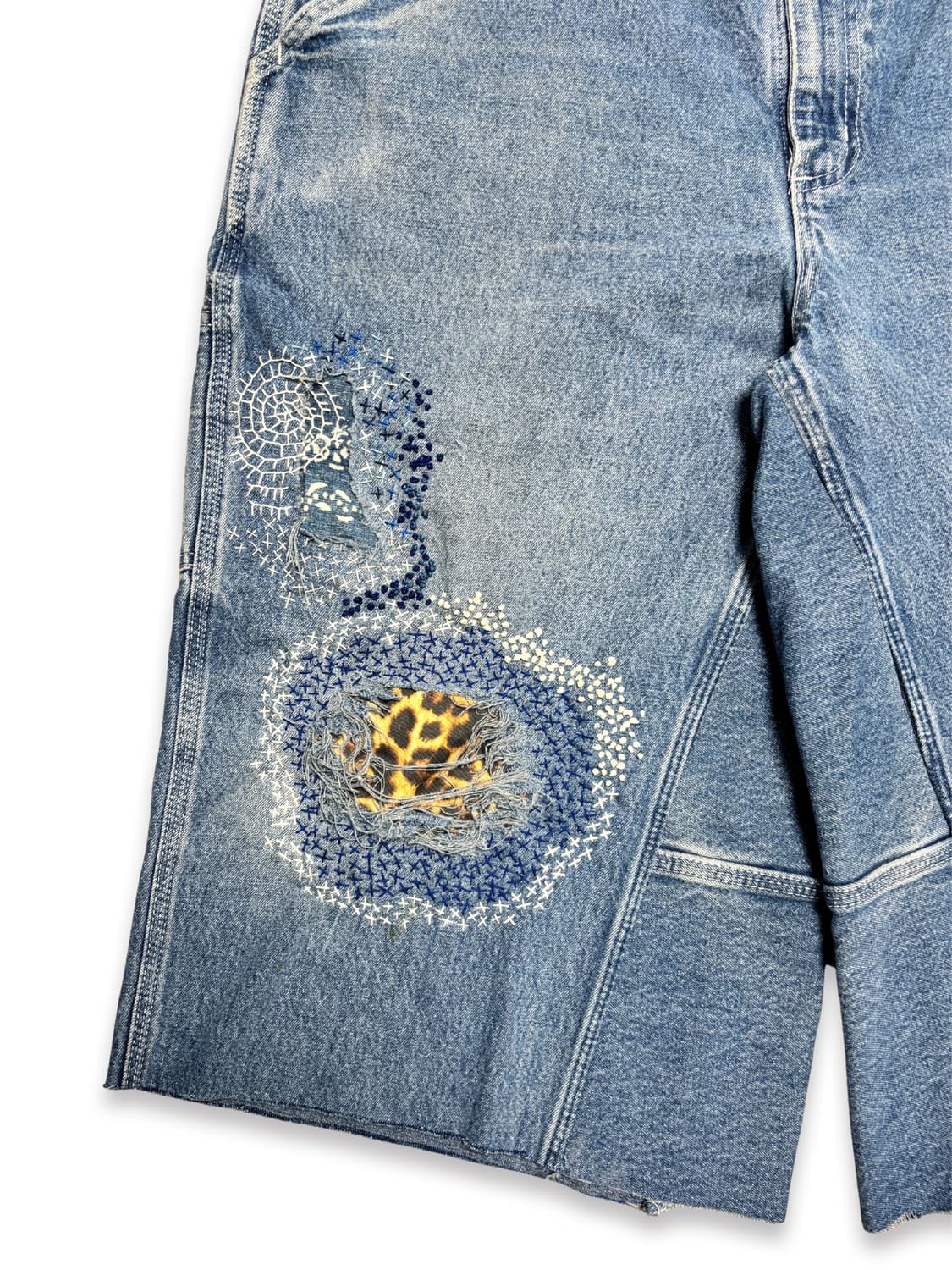 Carhartt Boro Sashiko Distressed Shorts 상품이미지3