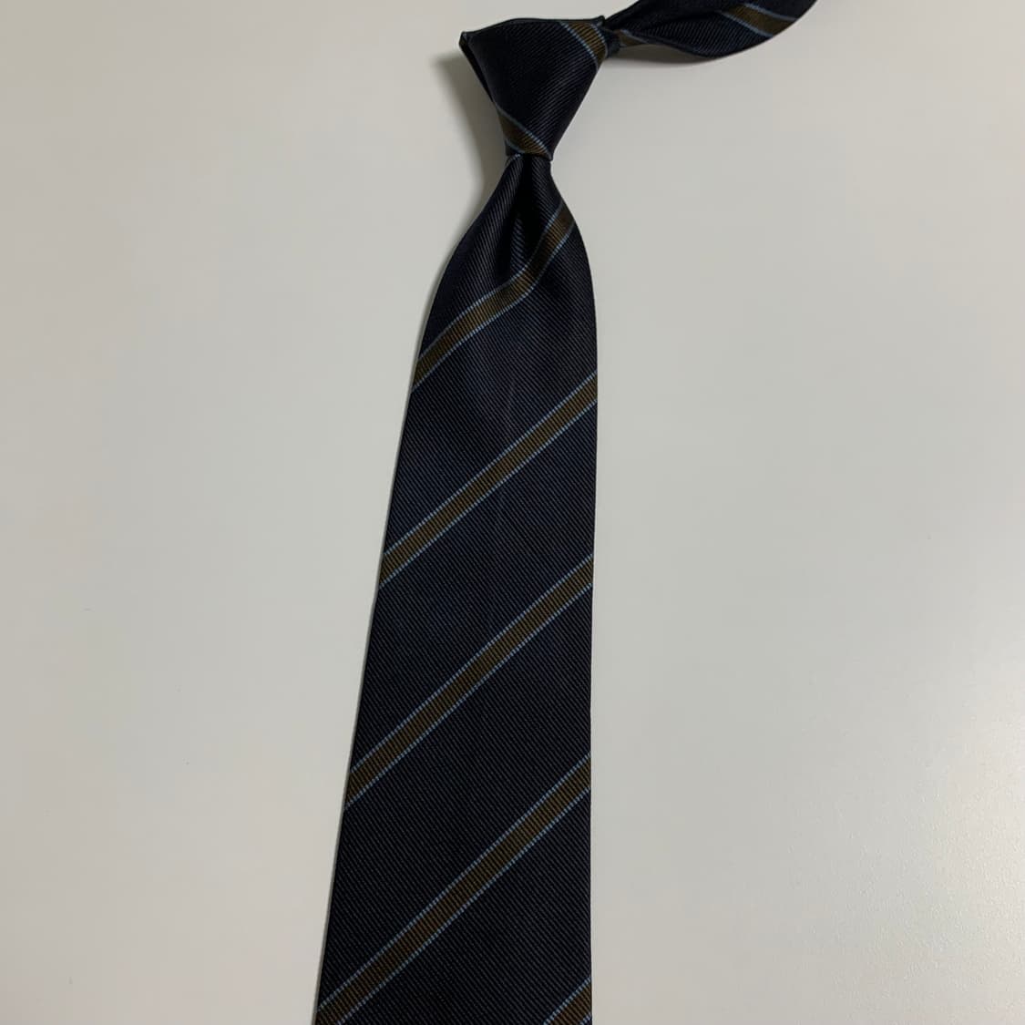 버버리(BURBERRY) 정장 스트라이프 넥타이 명품 A+등급 7.8cm 상품이미지8