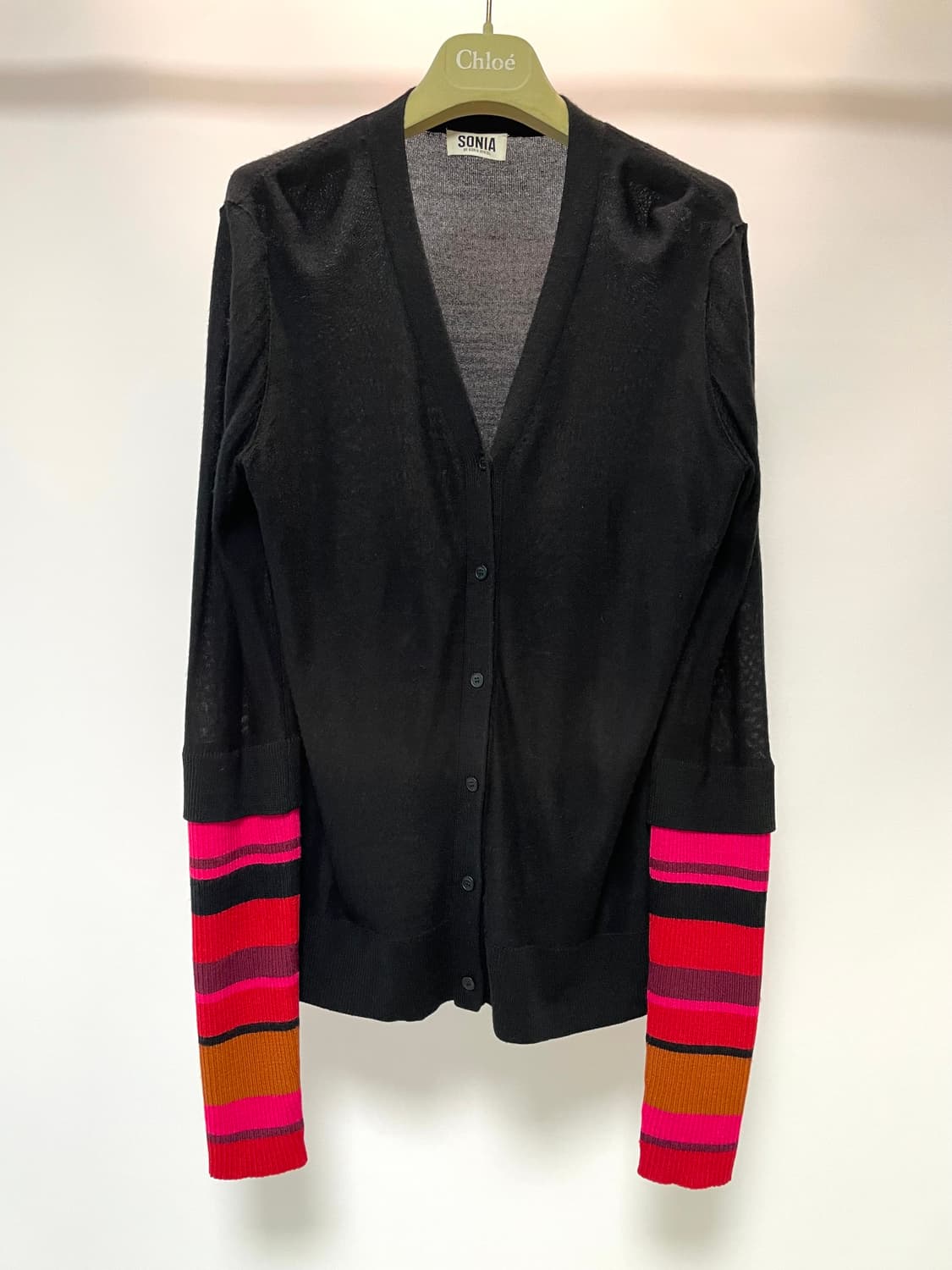 소니아 리키엘 울 혼방 가디건 상품이미지1