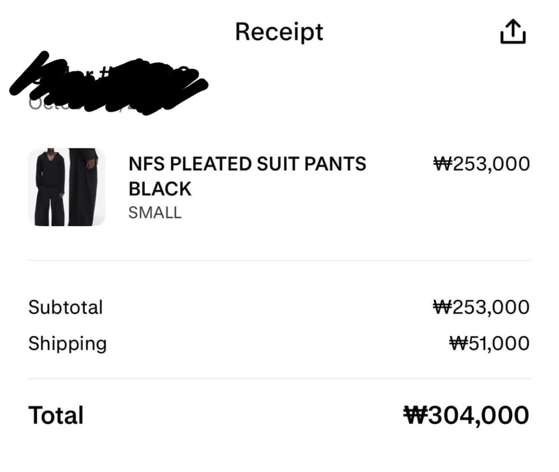 노페이스 스튜디오 NFS 팬츠 상품이미지6