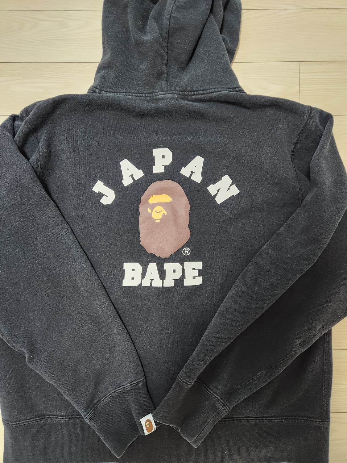 베이프 재팬 컬러지 후드집업 L ✨️오늘만 21만원✨️ 상품이미지3