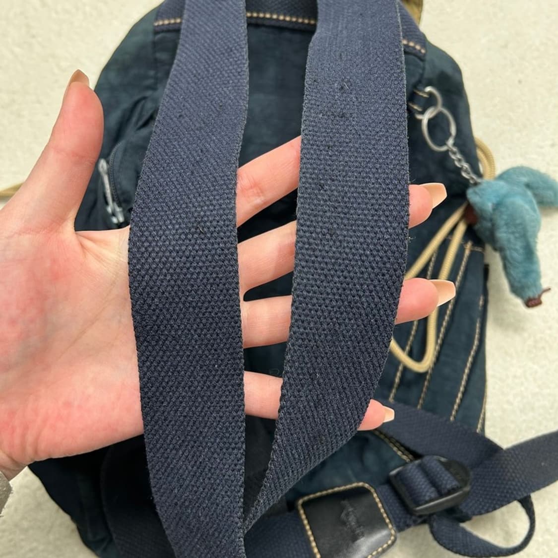 키플링 투포켓 스티치 청록색 복도리 백팩 상품이미지8