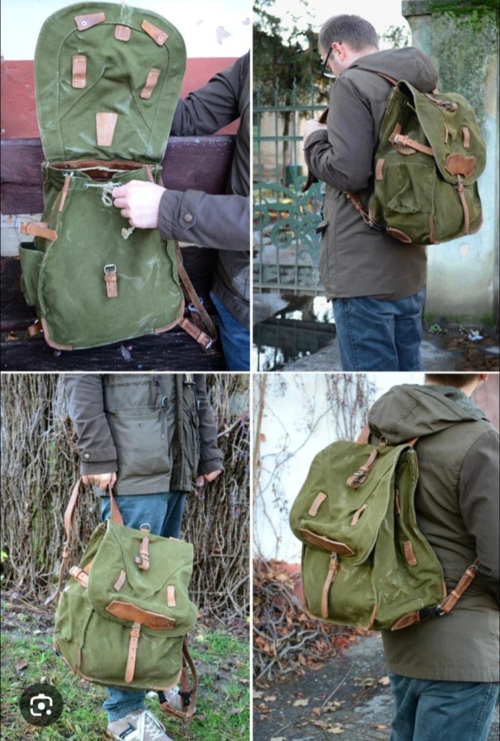 70s 루마니아군용 배낭 상품이미지8