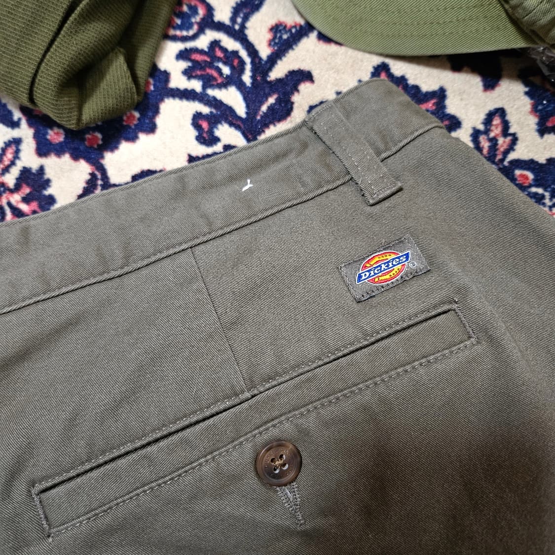 디키즈(Dickies) 카키브라운 스트레이트 코튼 팬츠 38size 상품이미지4