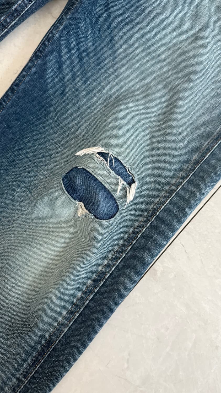 RRL 빈티지파이브포켓 풀러턴 리페어 진 - Size 34 상품이미지3