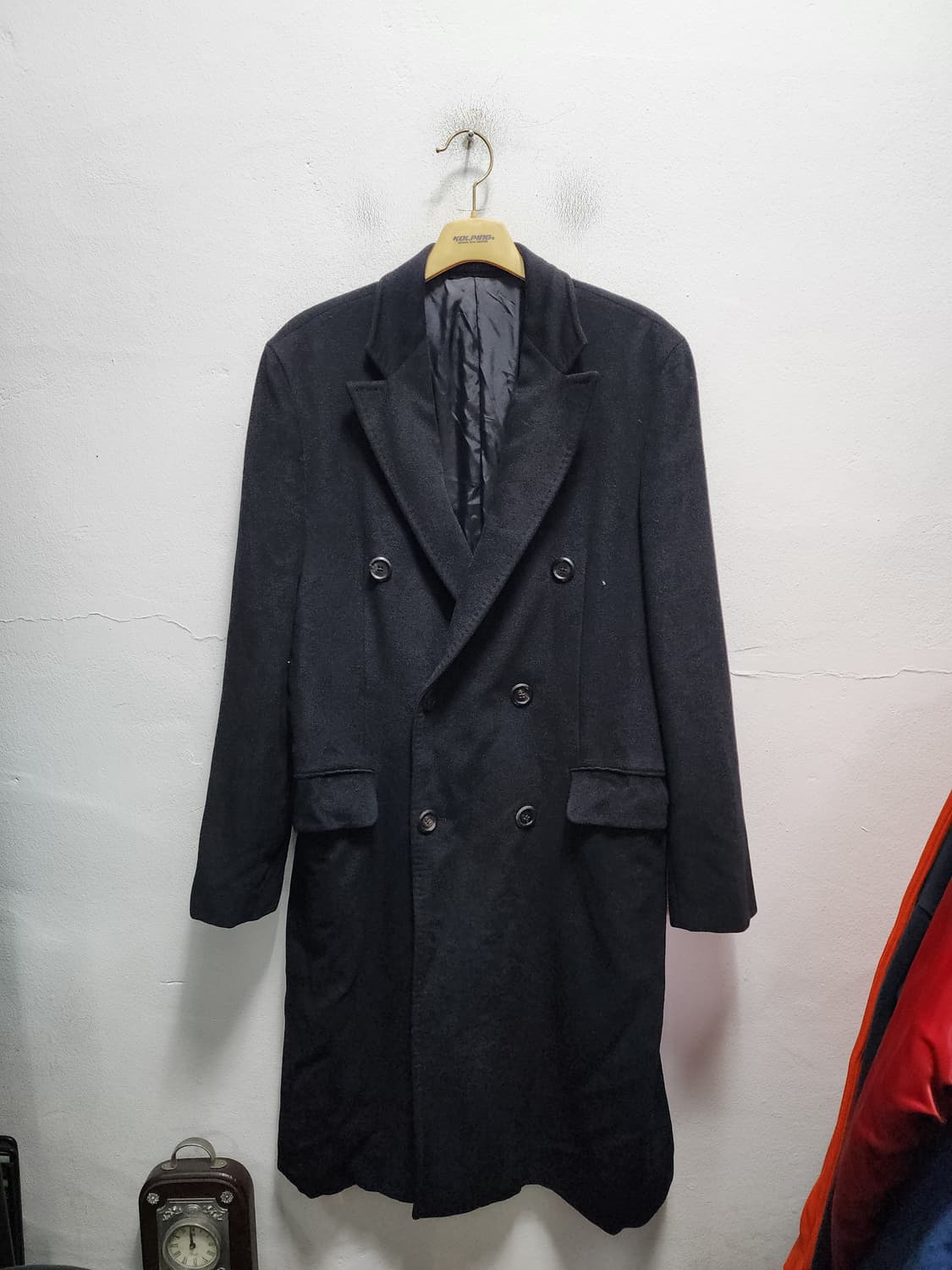 TIME 타임 캐시미어 더블브레스티드 롱코트 상품이미지1