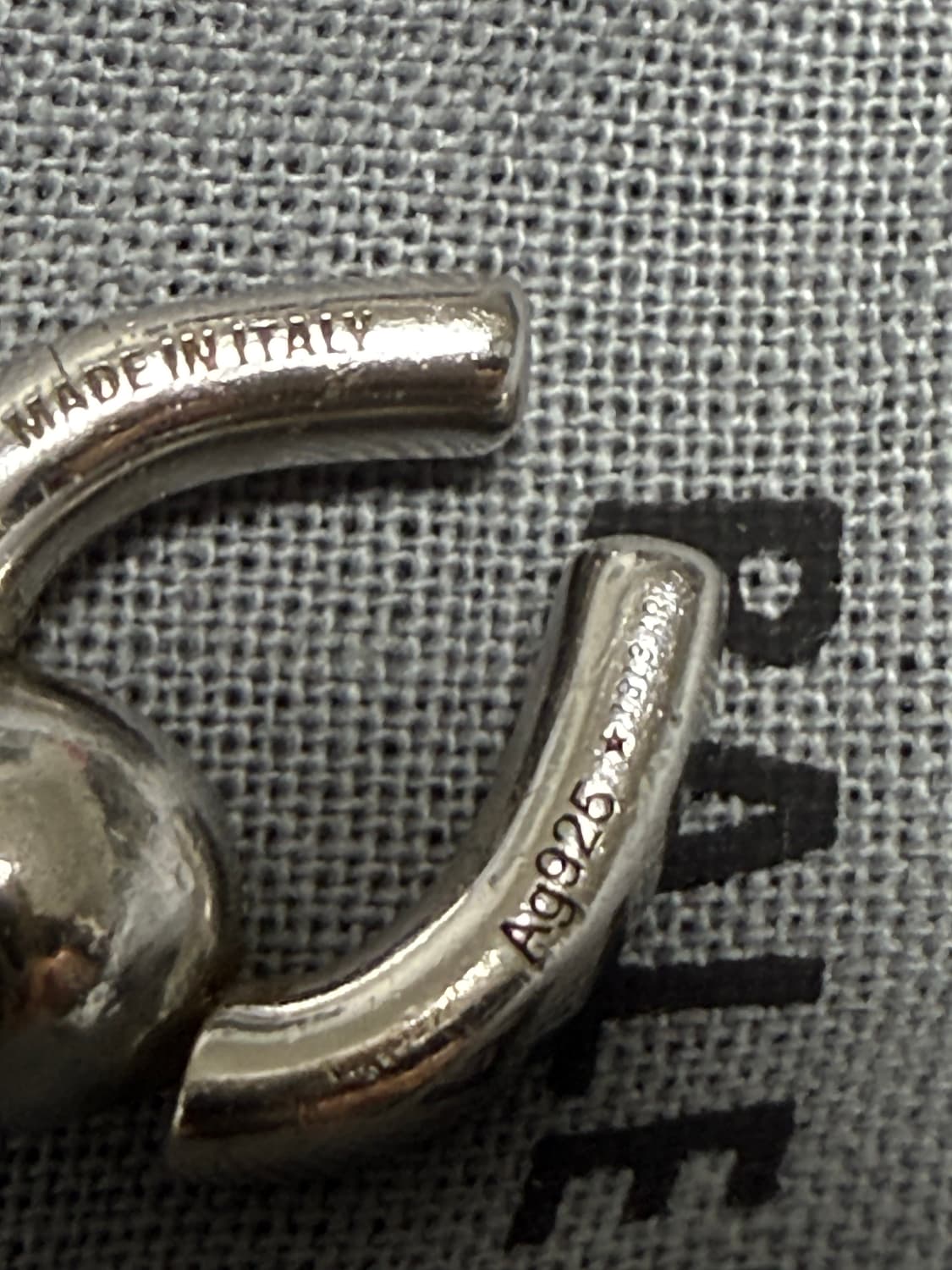 (레어) 발렌시아가 925실버 페이크 코피어싱 백화점 구매 상품이미지4