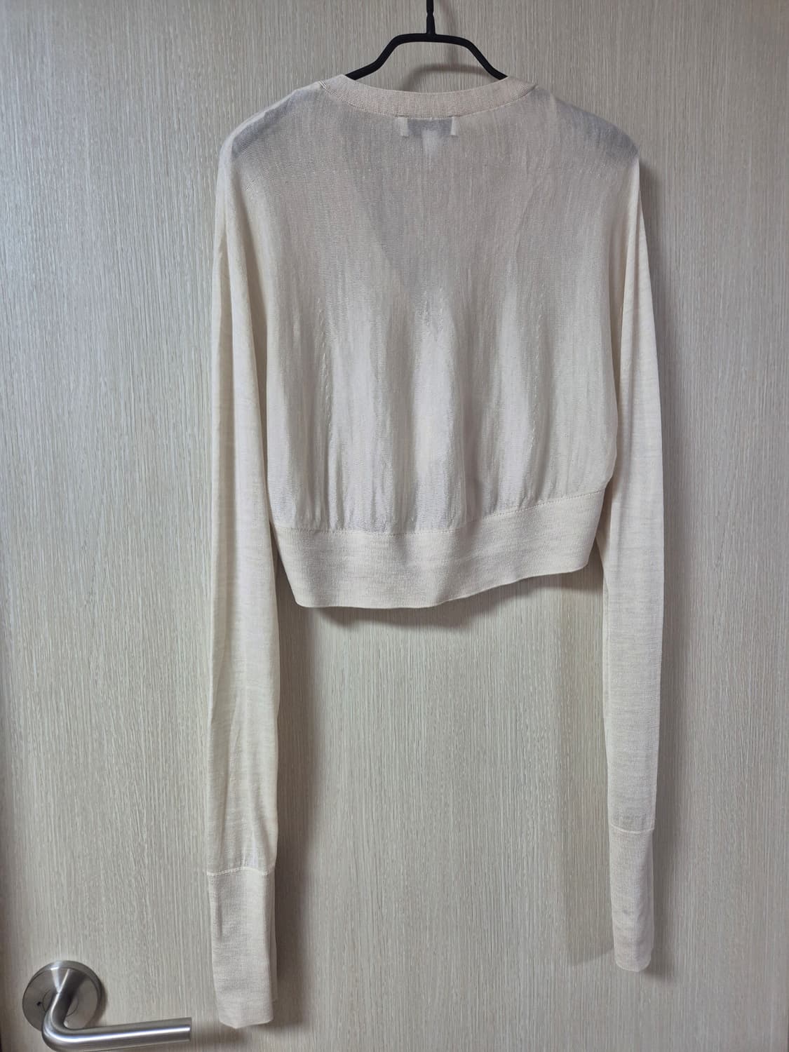 COS 크롭 울 블렌드 가디건  신형 상품이미지5