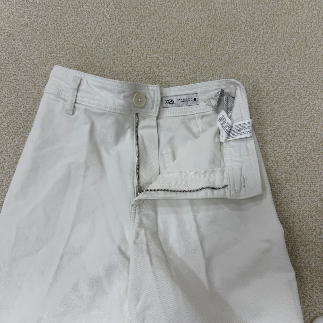 [165/66A] 자라 빈티지 와이드 데님팬츠 0119T2 상품이미지3