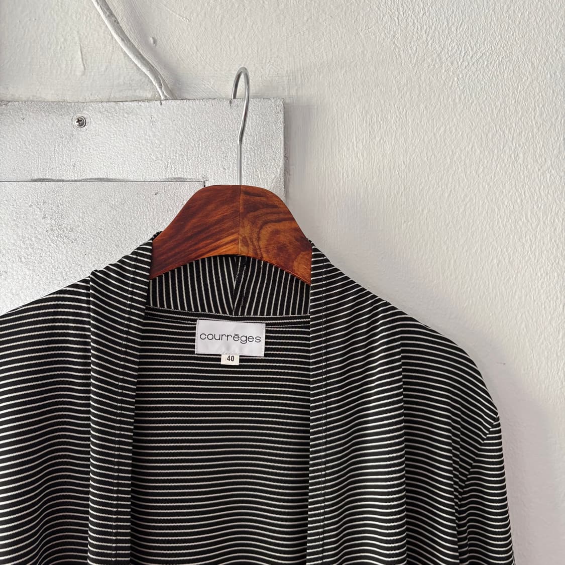 꾸레쥬 스트라이프 오픈 프런트 가디건 상품이미지2