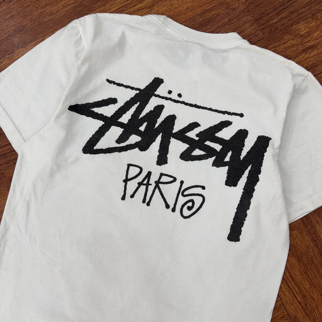 S Stussy 스투시 paris 빅로고 반팔 티셔츠  상품이미지3