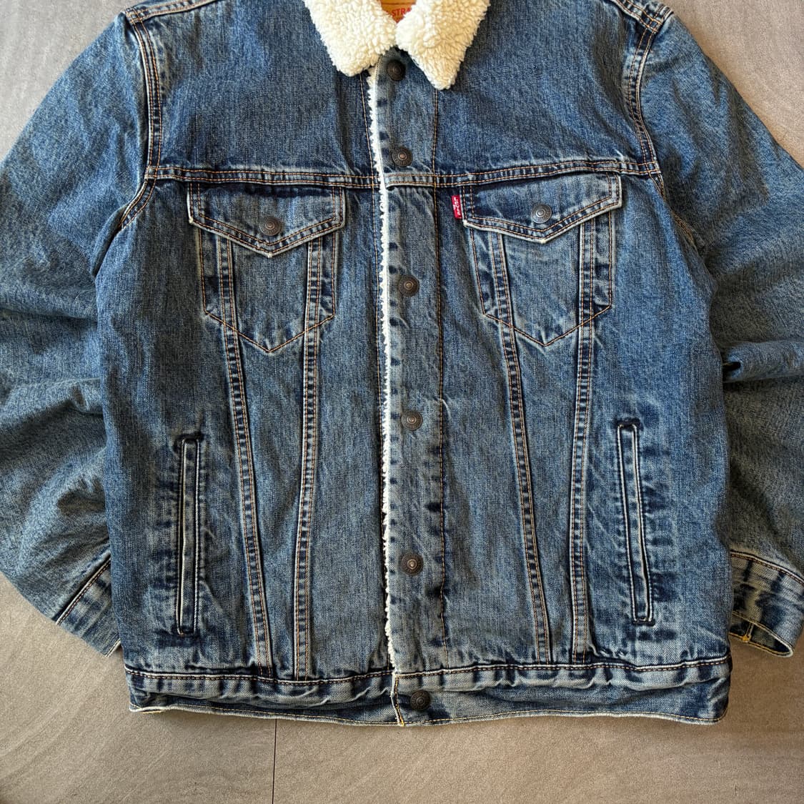 리바이스 정품 데님 쉐르파 자켓 상품이미지4