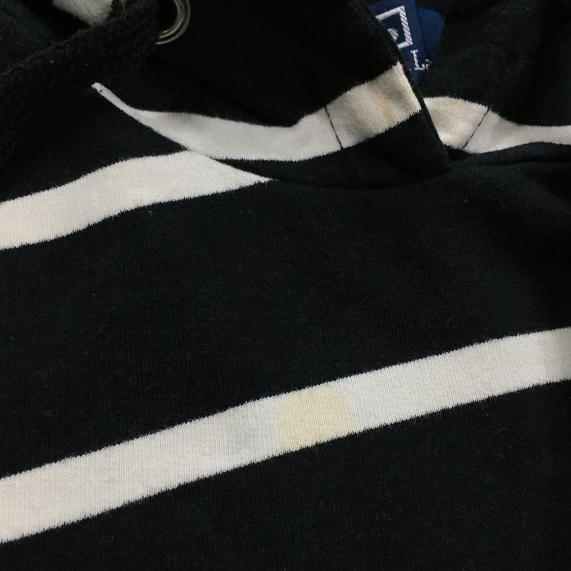 투티/0313 폴로 후드 긴팔 티셔츠 스트라이프 원피스 스포티 상품이미지6