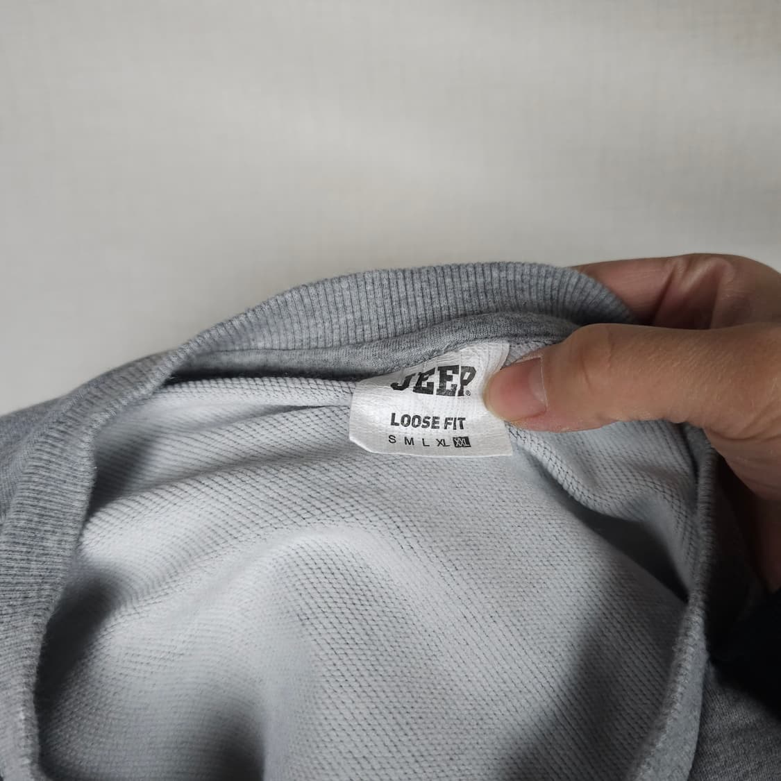 지프 맨투맨 남자110사이즈 상품이미지3