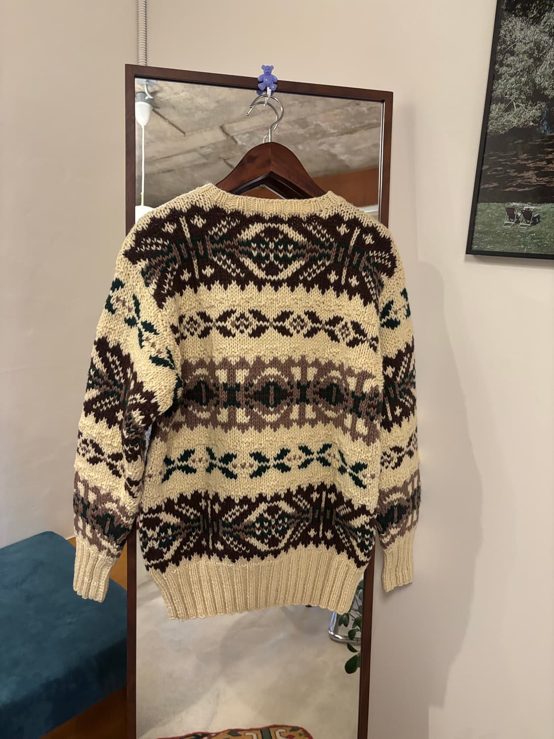 폴로 컨트리 노르딕패턴 니트 스웨터 상품이미지5