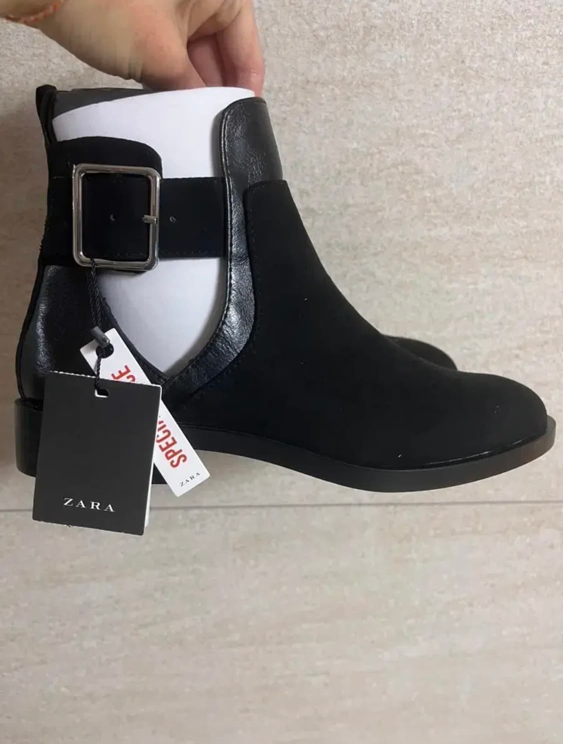 [ZARA] 버클 앵클 부츠 (착샷) 상품이미지7