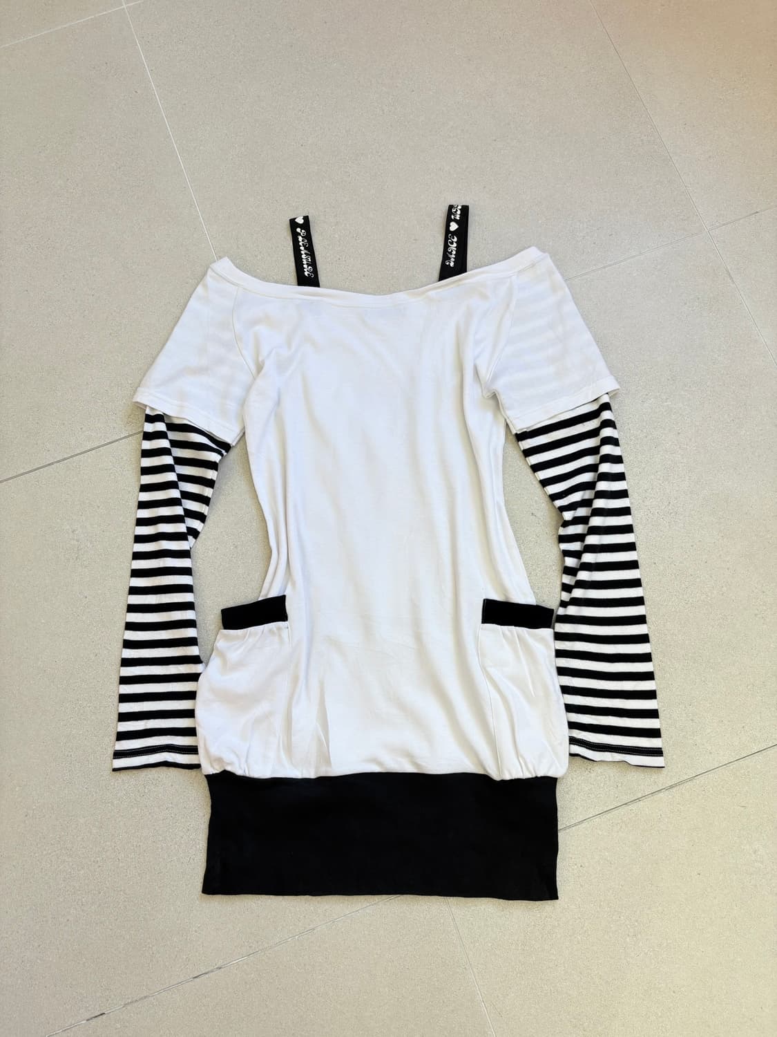 오프숄더 레이어드 롱슬리브 상품이미지6