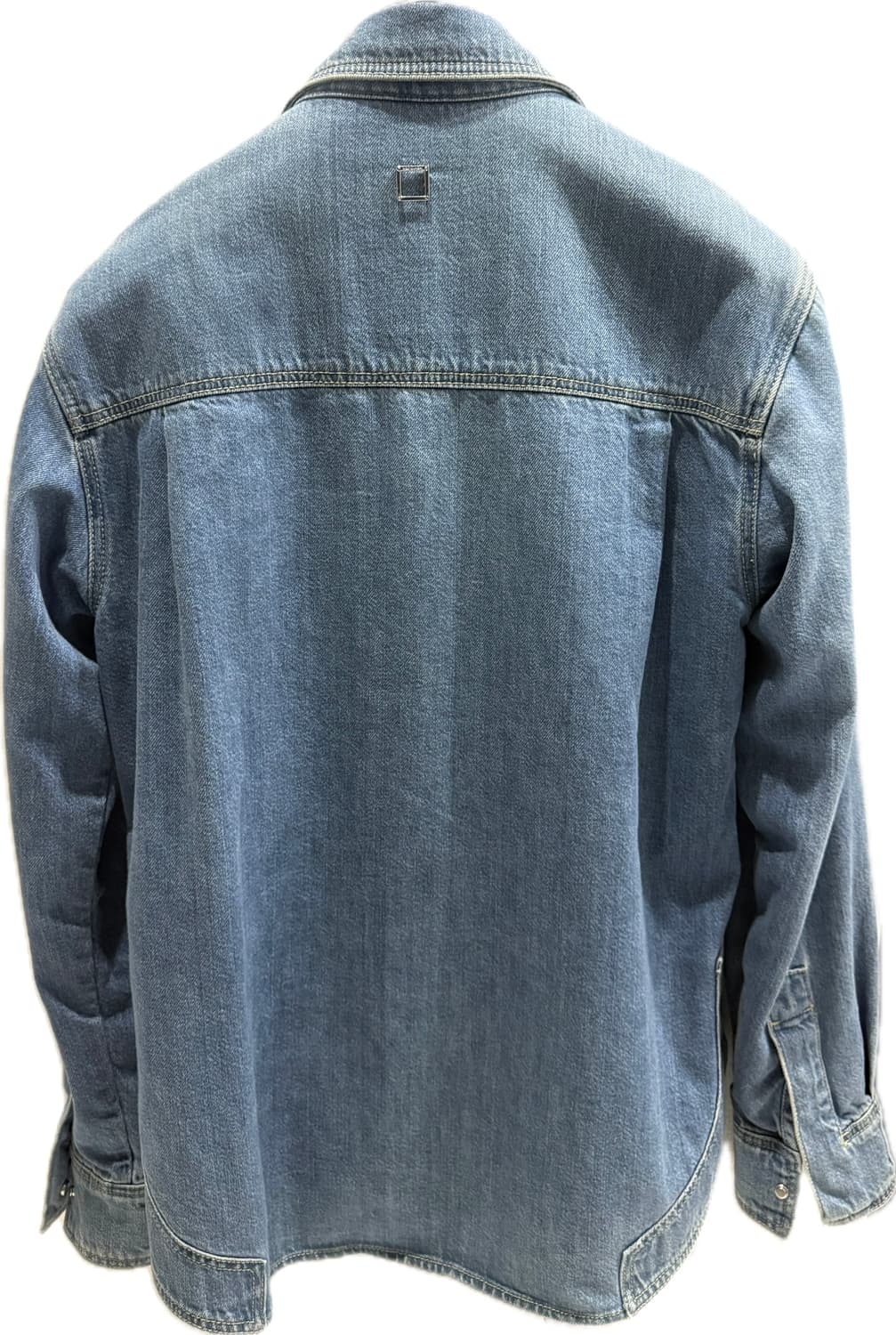 우영미 23ss 니캘로고 데님 셔츠 46 상품이미지2