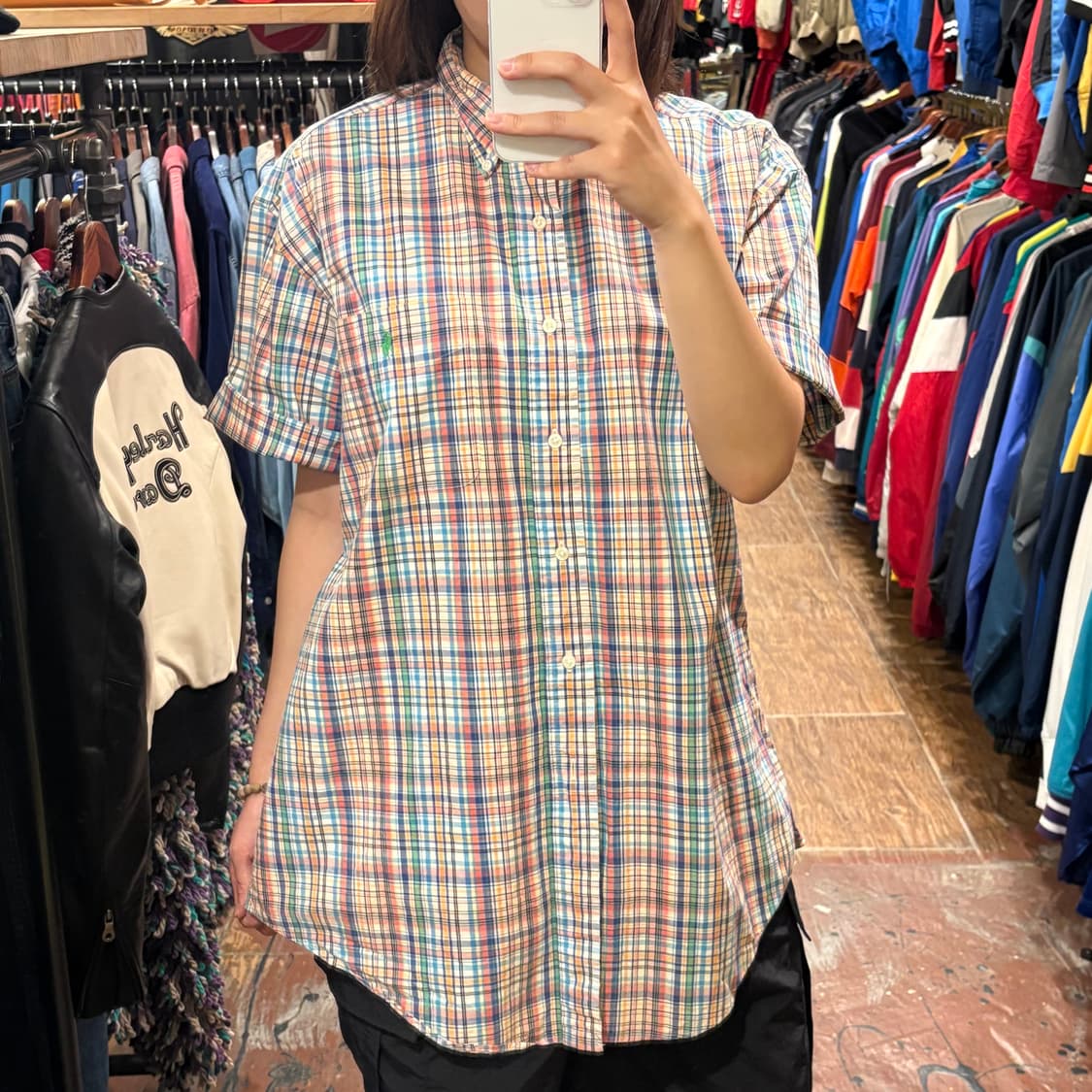 [HI] 폴로 반팔셔츠 체크 상품이미지4