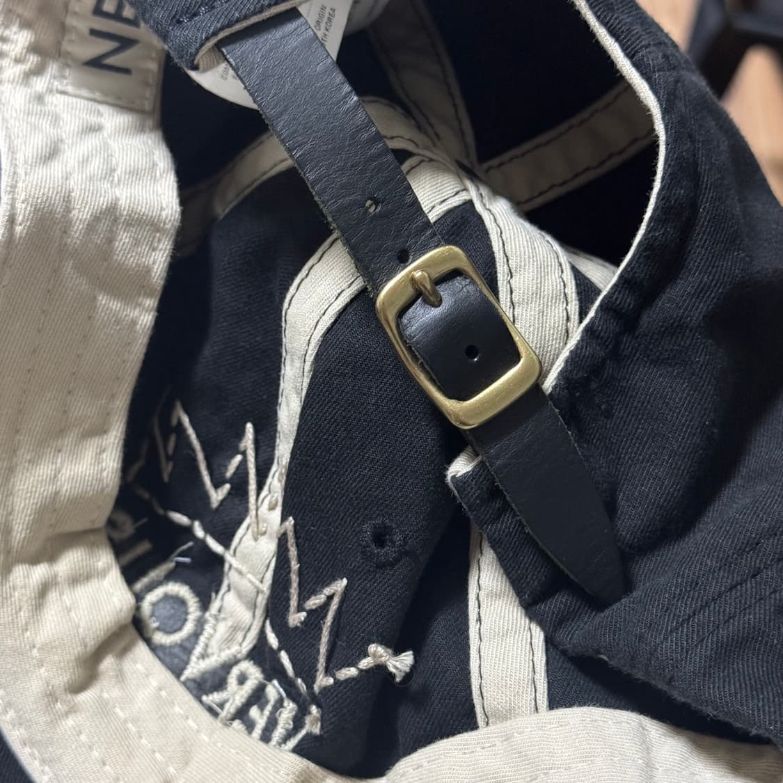 너버스 볼캡 블랙 모자 상품이미지6