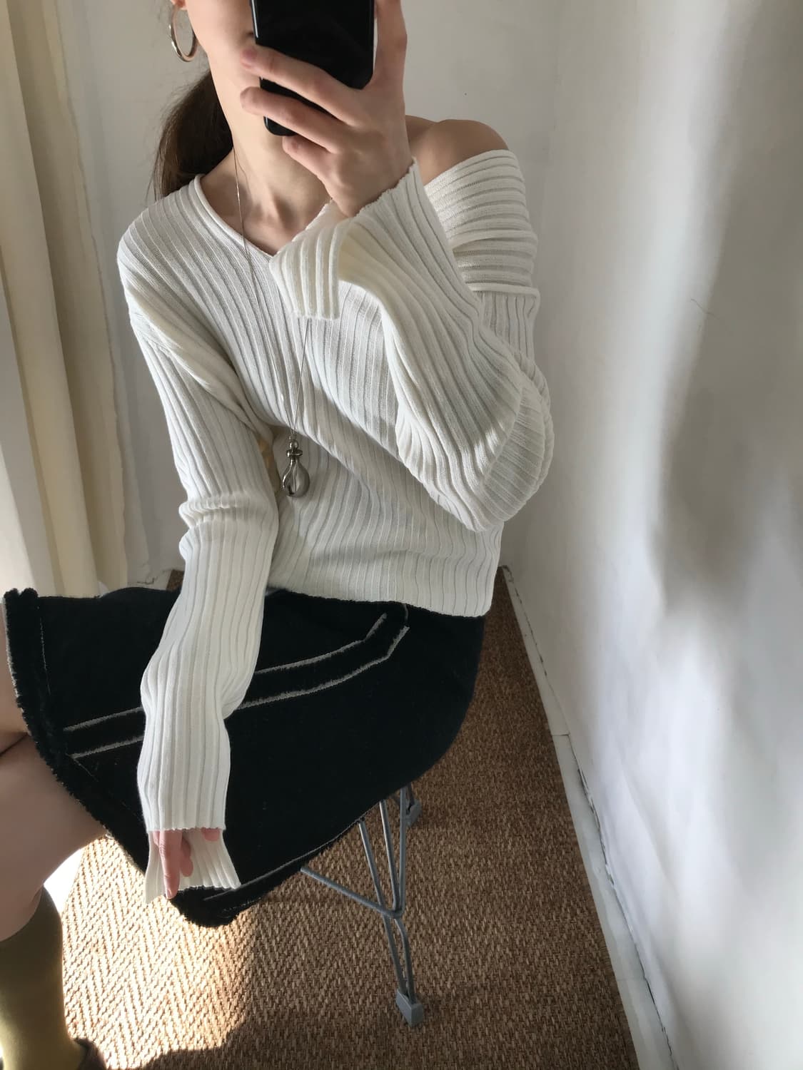 tweed wool skirt 상품이미지6