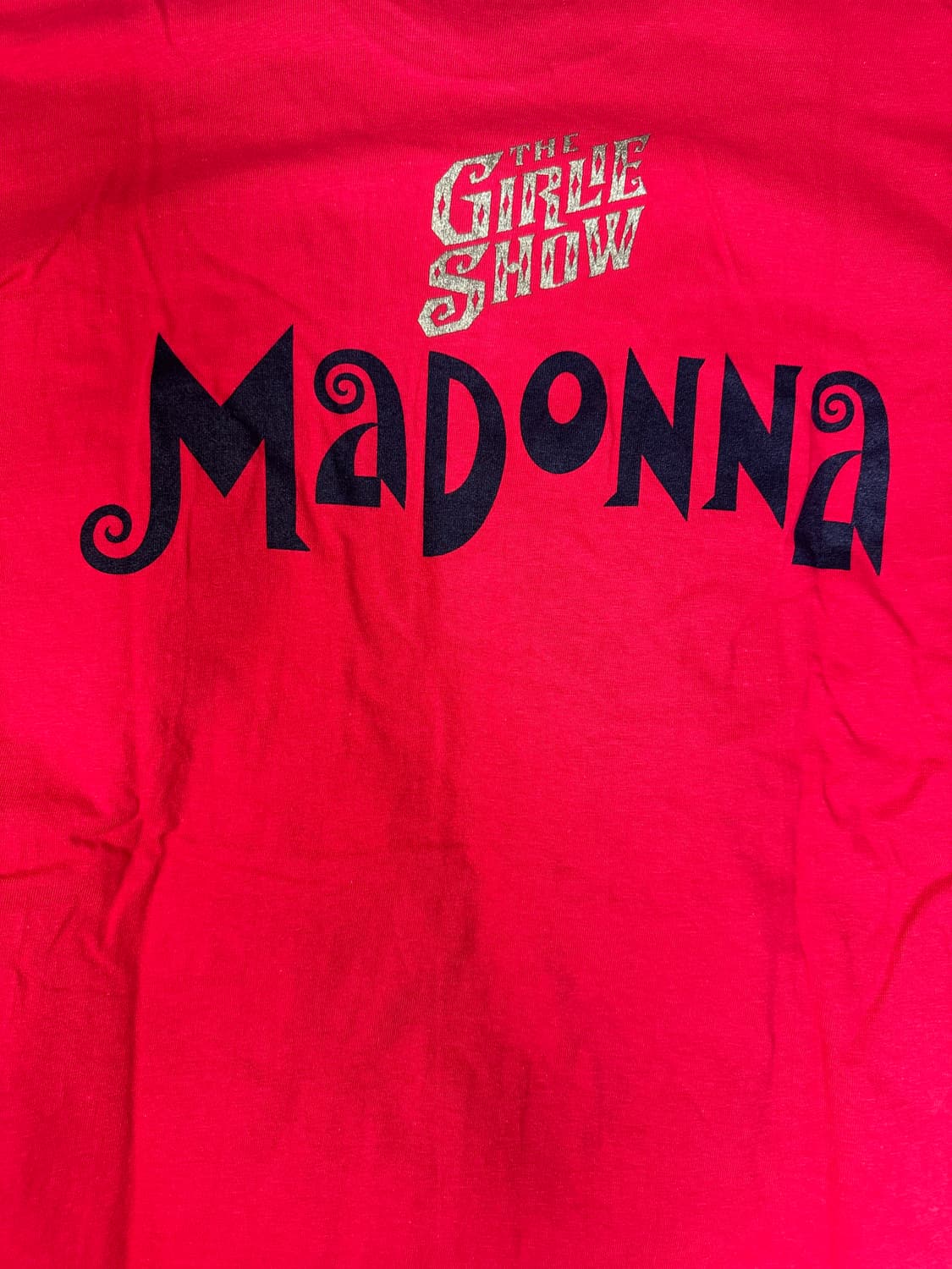 빈티지 90s 마돈나 더걸리쇼 THE GIRLIE SHOW 티셔츠 L 상품이미지5