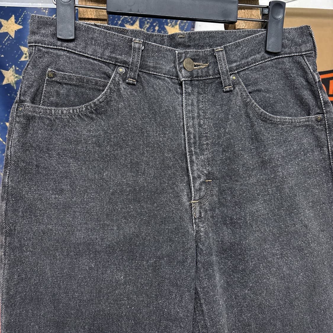 00s LEE 리 라이더스 테이퍼드 핏 흑청 데님 팬츠 블랙 진 N697 상품이미지3