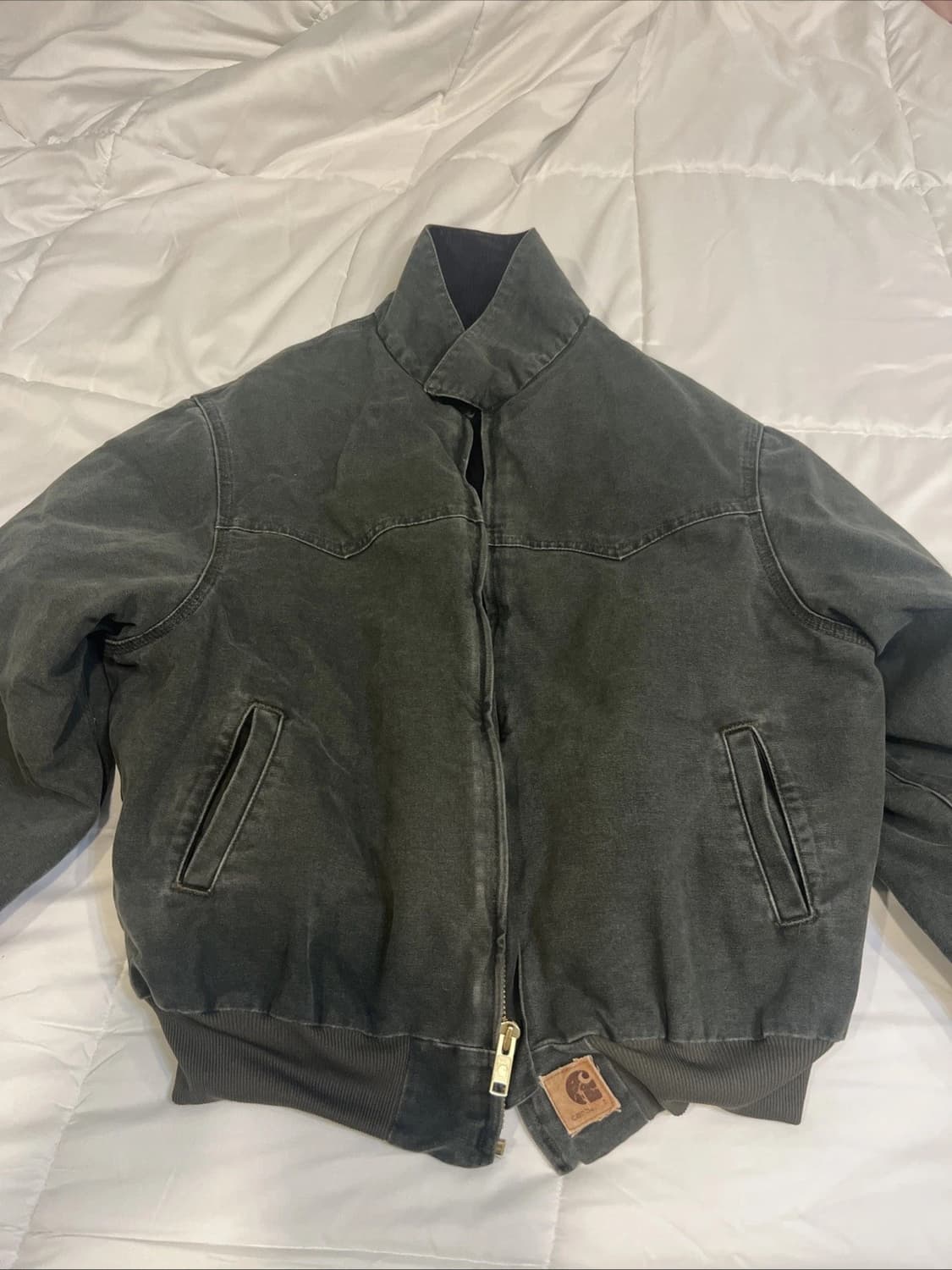 칼하트 J14 산타페 디트로이트 자켓 모스 그린 상품이미지1