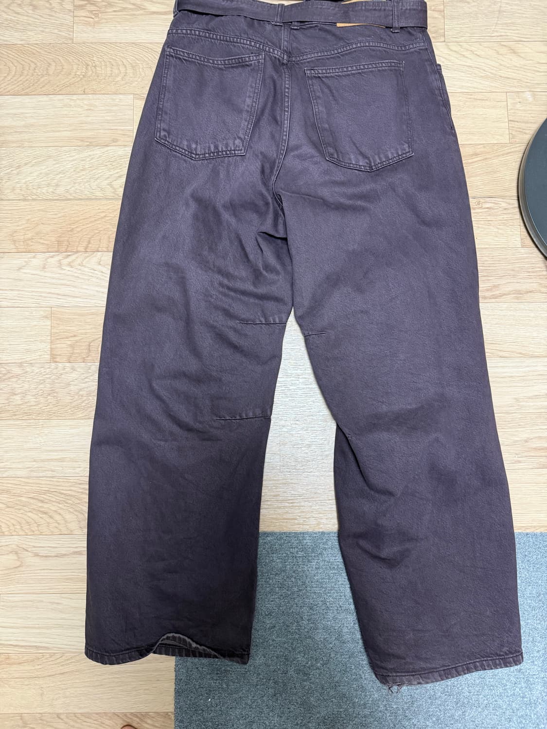 999휴머니티 AV PLEATS DYED DENIM PANTS 상품이미지6