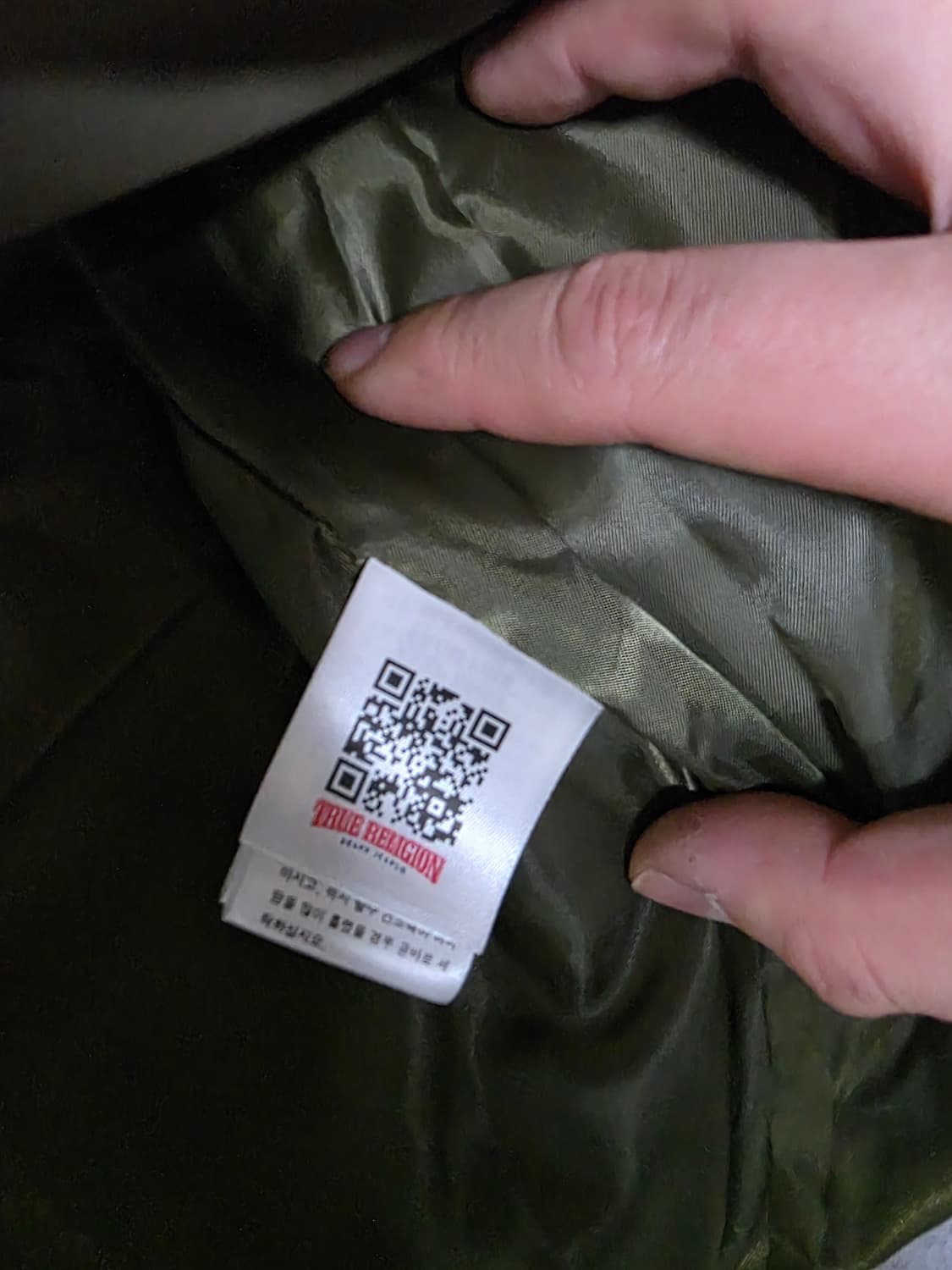 트루릴리젼 불렛 포켓 점퍼 카키 상품이미지6