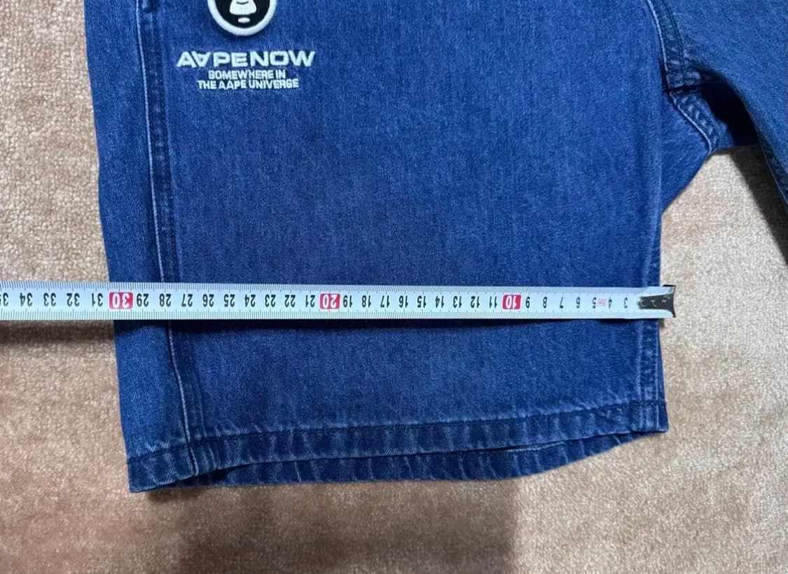 베이프 에이프 데님 반비지(밴딩) 상품이미지5